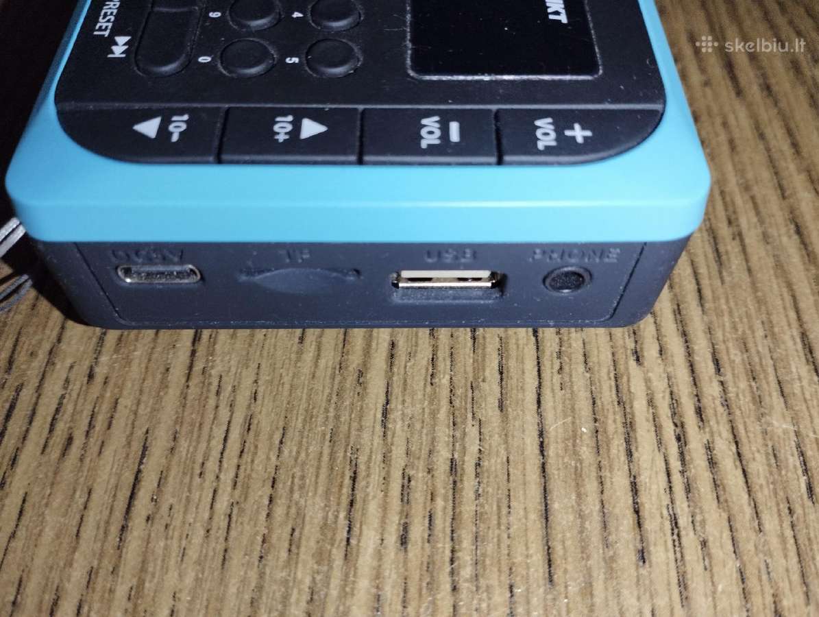 Nešiojamas Usb/kortelės grotuvas ir radijas - nuotraukos Nr. 3