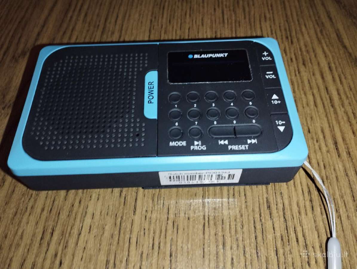 Nešiojamas Usb/kortelės grotuvas ir radijas - nuotraukos Nr. 4