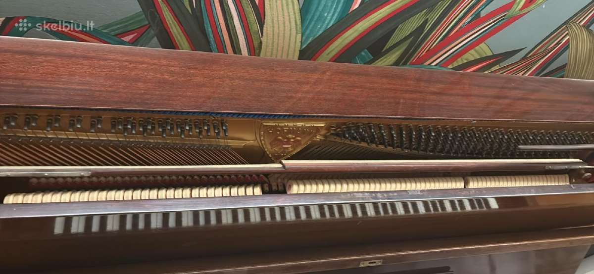 Hofmann Pianinas ir reguliuojama pianino kėdė - nuotraukos Nr. 5