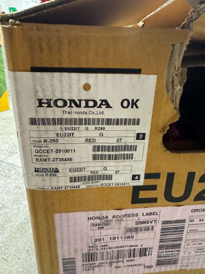 Honda Eu22i inverterinis generatorius 2.2 kw - nuotraukos Nr. 3