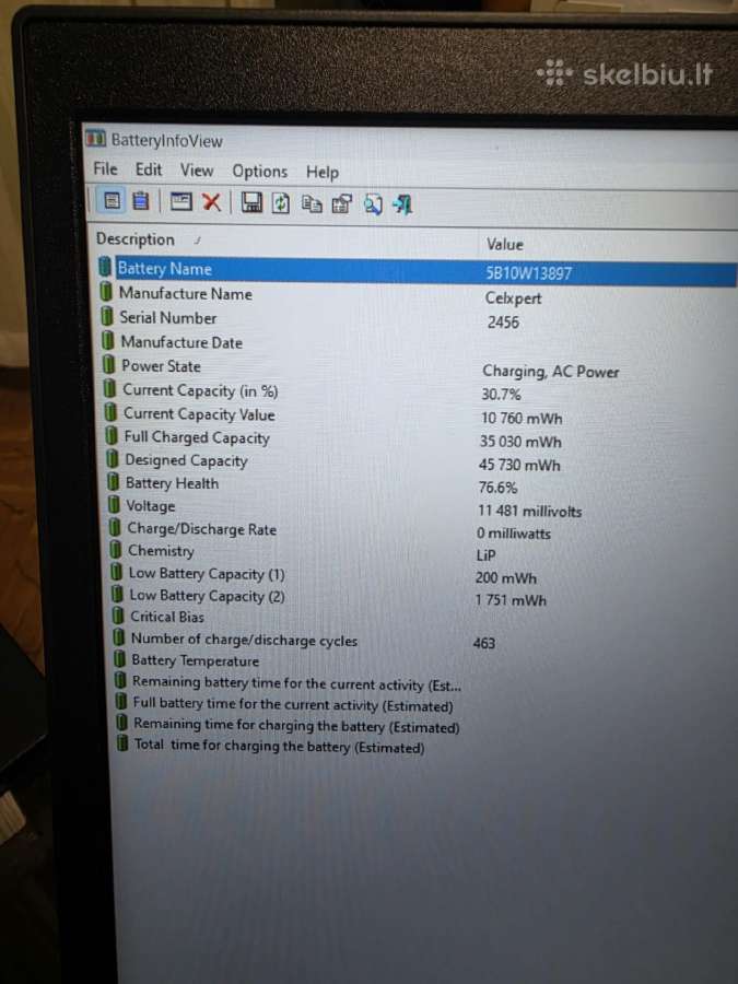 Lenovo Thinkpad L15 Gen 1. i5- 10210u. 16/256 GB. - nuotraukos Nr. 8