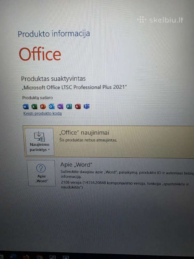 Lenovo Thinkpad L15 Gen 1. i5- 10210u. 16/256 GB. - nuotraukos Nr. 9