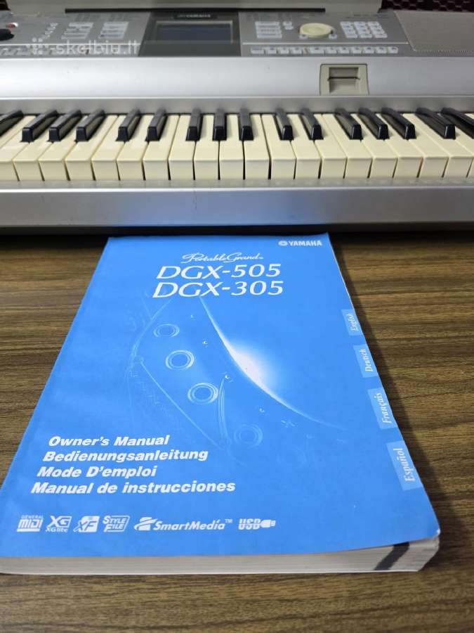 Yamaha Portable Grand Dgx-305 - nuotraukos Nr. 3