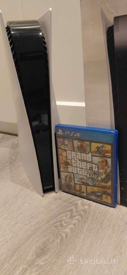 Ps5 disc edition + gta 5 ps4 - nuotraukos Nr. 3
