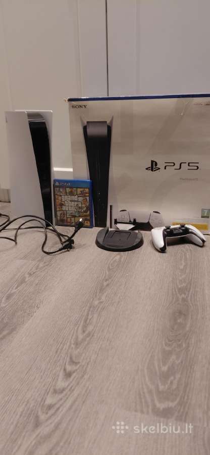 Ps5 disc edition + gta 5 ps4 - nuotraukos Nr. 8