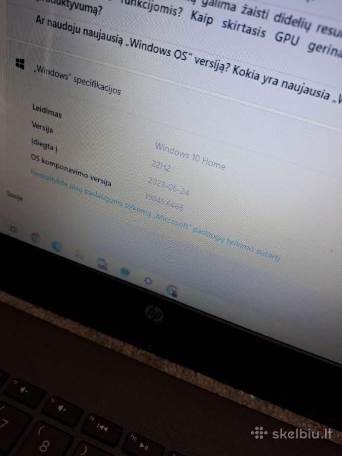Hp kompiuteris 250 G6 i5-7200u 8gb RAM 240gb SSD - nuotraukos Nr. 6