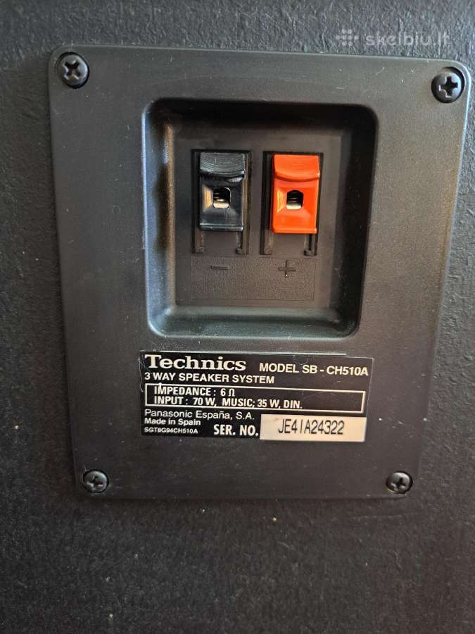 Technics SB-ch510a - nuotraukos Nr. 4