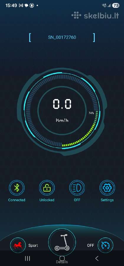 Elektriniai paspirtukai - nuotraukos Nr. 8