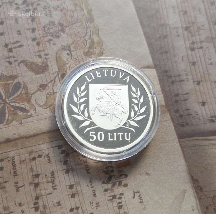 50 litų 1996 Lietuva - Lb Atlantos olimpiada - nuotraukos Nr. 3