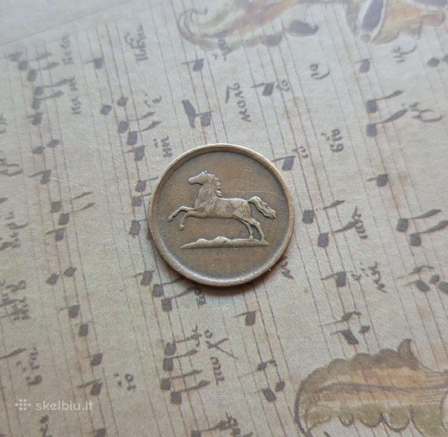 1 pfennig 1855 Braunschweig - Vokietija - nuotraukos Nr. 2