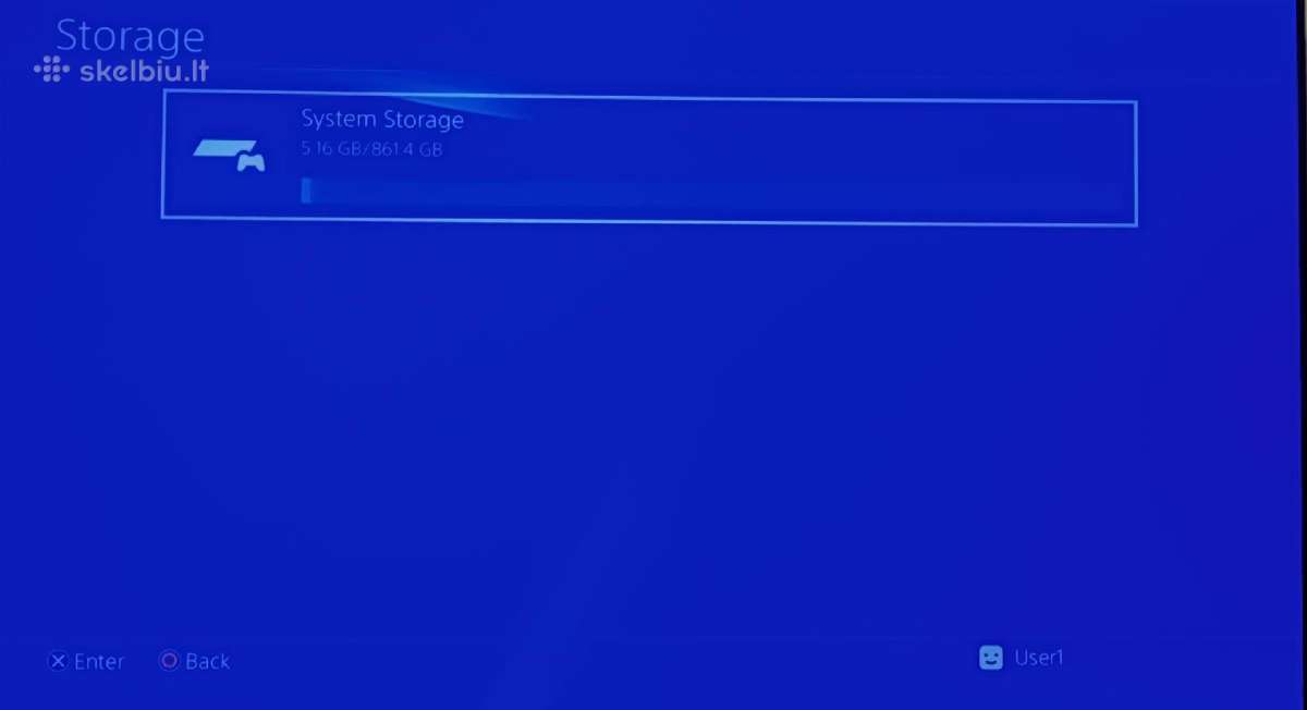 Playstation 4 slim 1tb - nuotraukos Nr. 7
