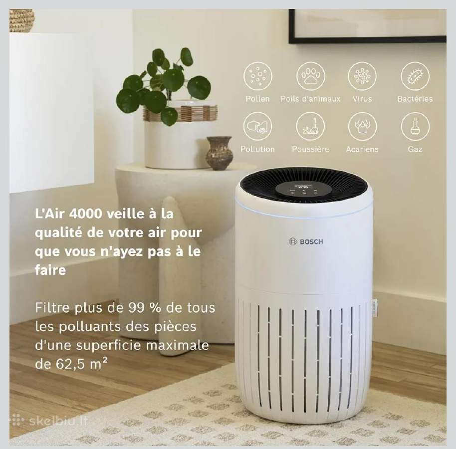 Oro valytuvas Bosch Air 4000 - nuotraukos Nr. 3