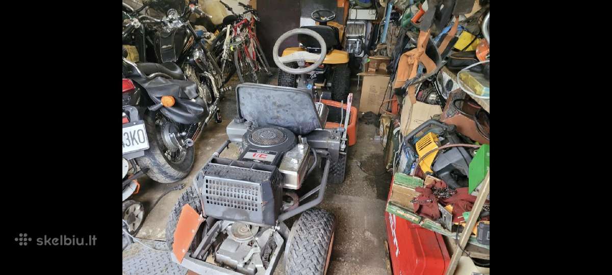 Traktorikas žoliapjuve Husqvarna Rider 850 - nuotraukos Nr. 8