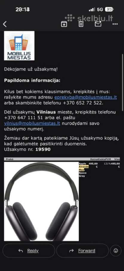 Airpods max 1 versija su dėže - nuotraukos Nr. 8