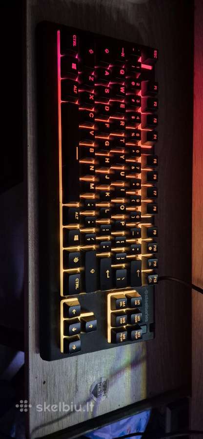 Steelseries Apex 3 Tkl gaming klaviatūra - nuotraukos Nr. 9