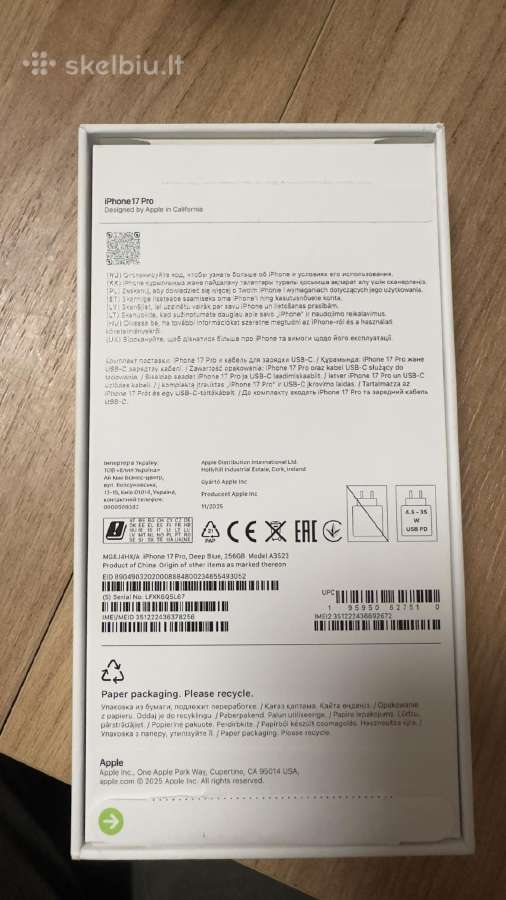 iPhone 17 pro - nuotraukos Nr. 7