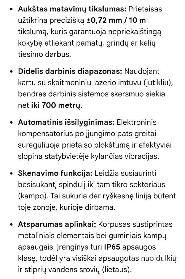 Rotacinis lazeris Nivel Nl 740r Digital - nuotraukos Nr. 4