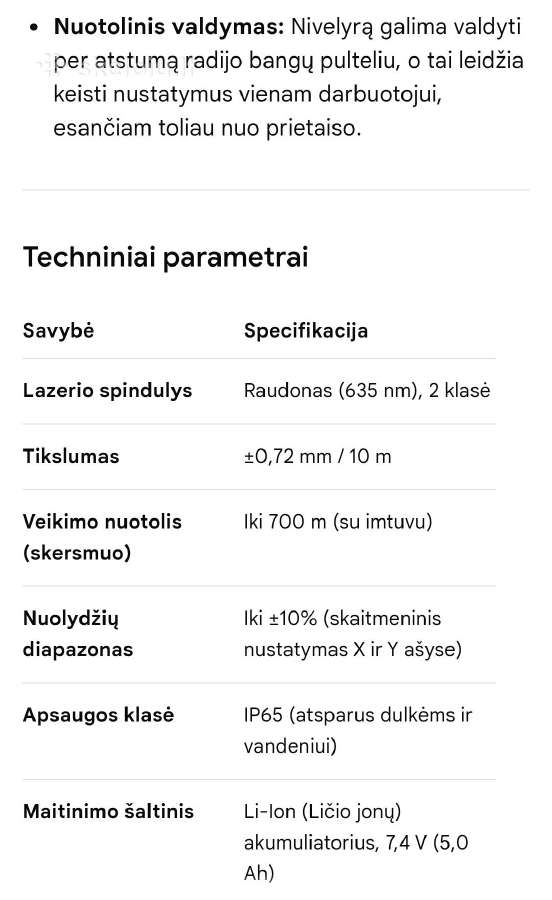 Rotacinis lazeris Nivel Nl 740r Digital - nuotraukos Nr. 5