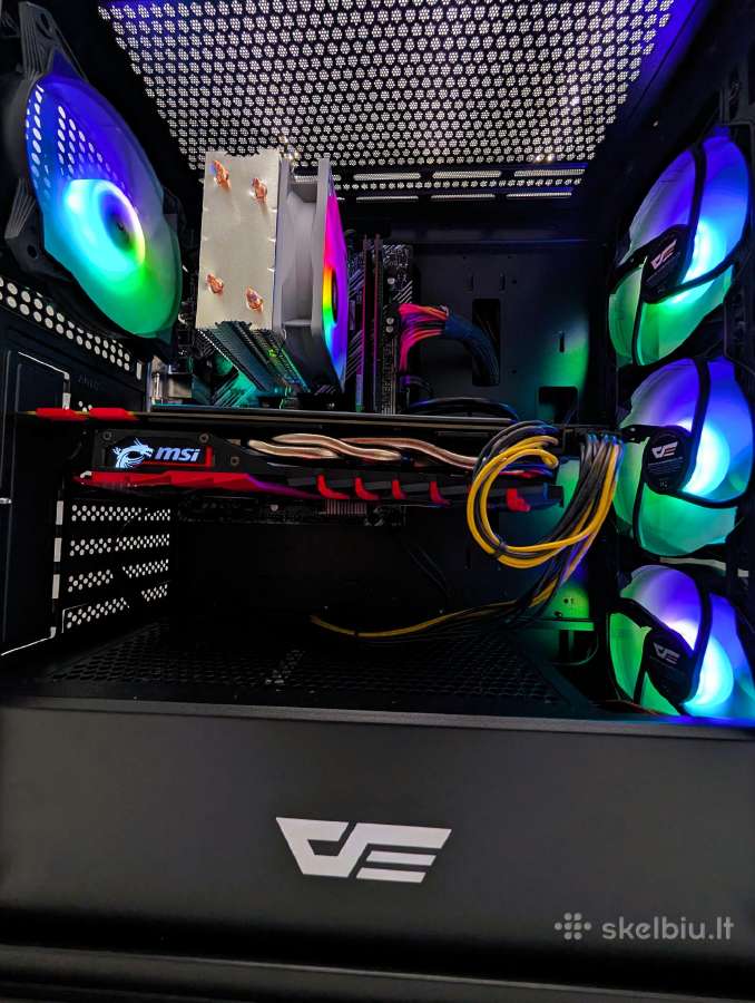 Gaming Pc Ryzen 5 1600 16gb Gtx 1070 8gb - nuotraukos Nr. 7
