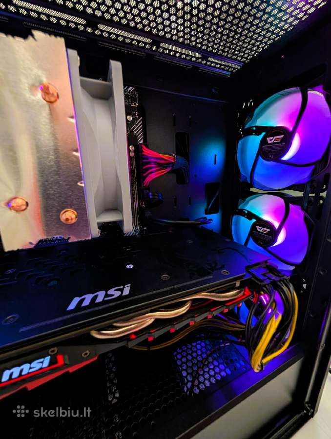 Gaming Pc Ryzen 5 1600 16gb Gtx 1070 8gb - nuotraukos Nr. 10