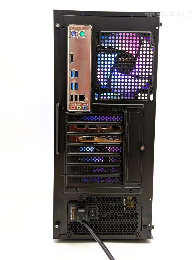 Gaming Pc Ryzen 5 1600 16gb Gtx 1070 8gb - nuotraukos Nr. 11