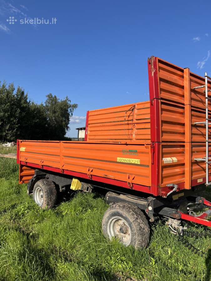 Mcms Warka 7,25 t savivartė priekaba - nuotraukos Nr. 2