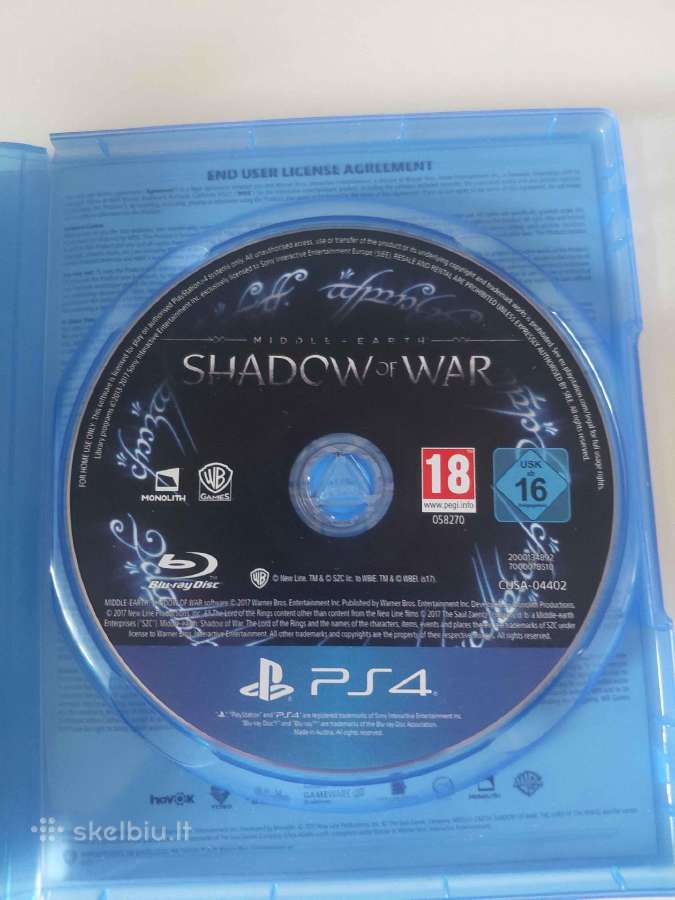 Middle-earth: Shadow of War (Ps4) - nuotraukos Nr. 2