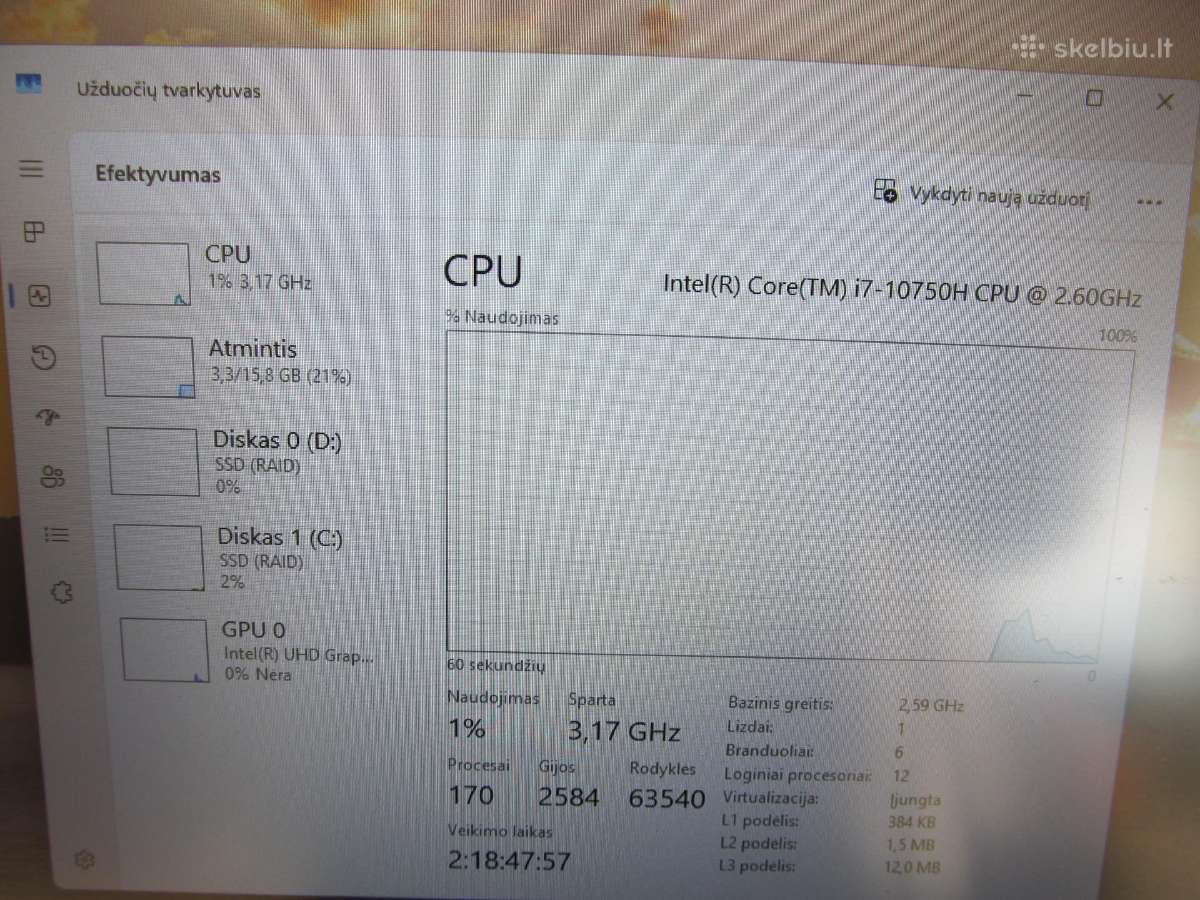 Acer Nitro 17 Inc An517-52 - nuotraukos Nr. 8
