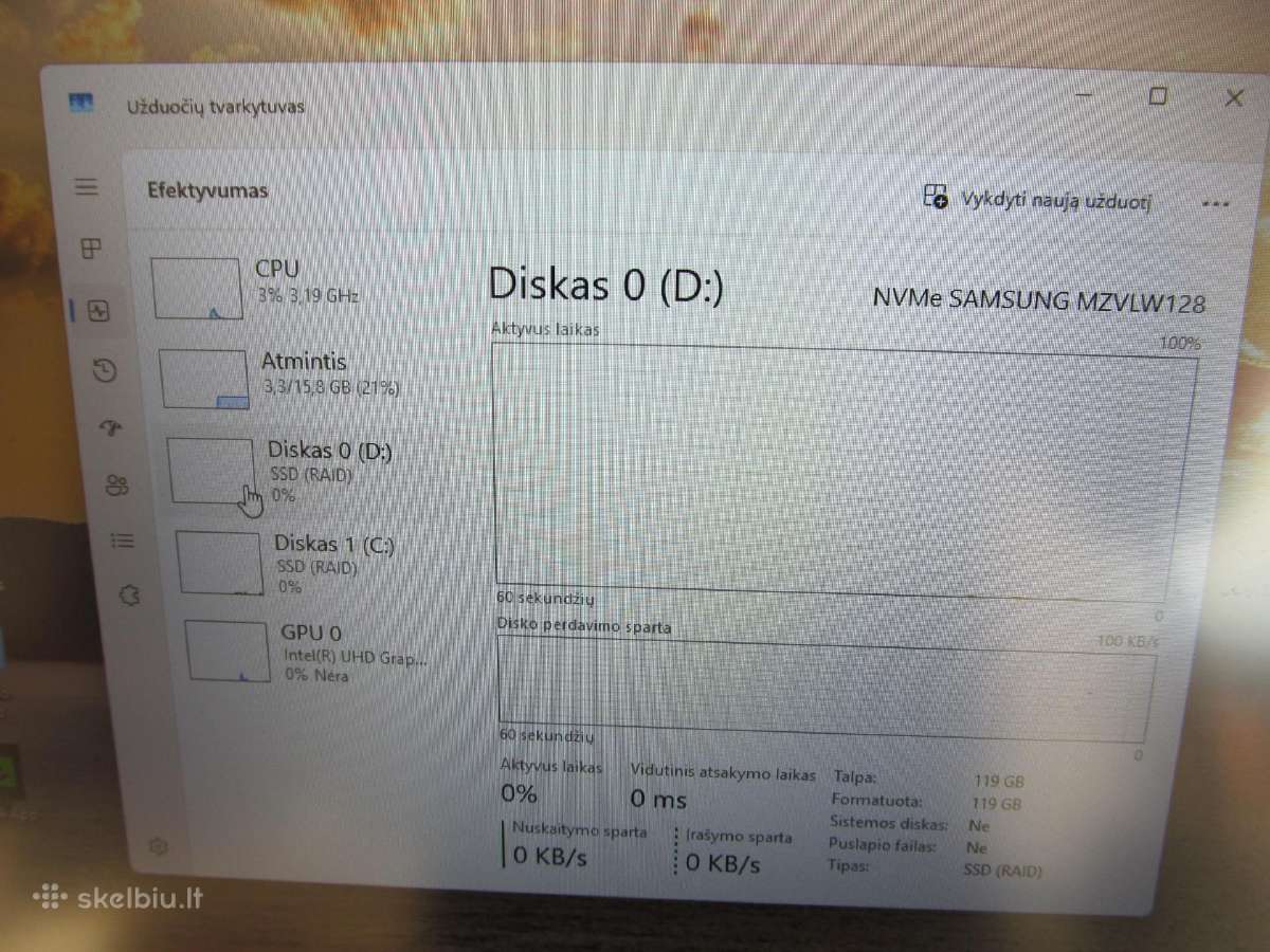 Acer Nitro 17 Inc An517-52 - nuotraukos Nr. 10