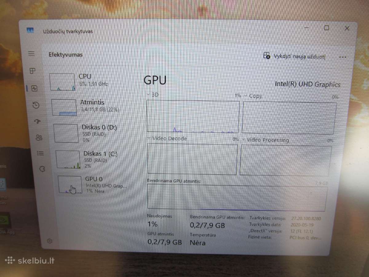 Acer Nitro 17 Inc An517-52 - nuotraukos Nr. 12
