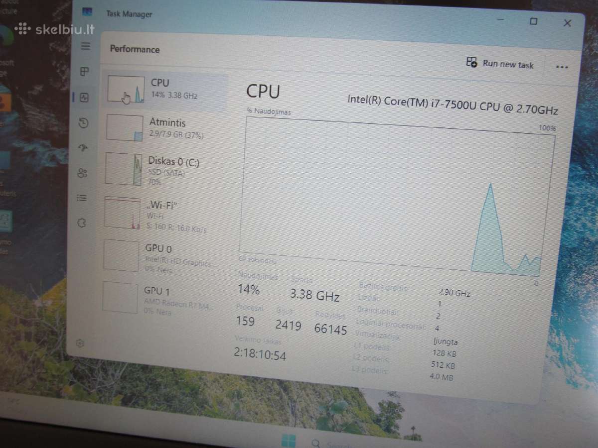 Dell Inspiron 5567 I7 - nuotraukos Nr. 5