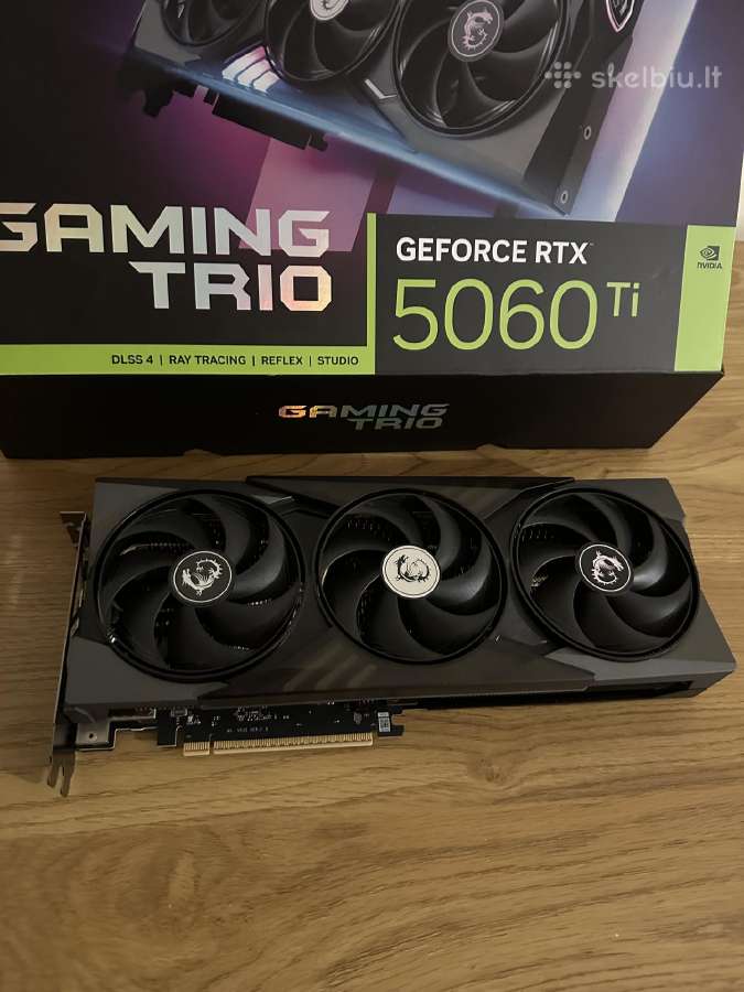 Msi Geforce Rtx 5060 Ti 16gb Gaming Trio Oc - nuotraukos Nr. 2