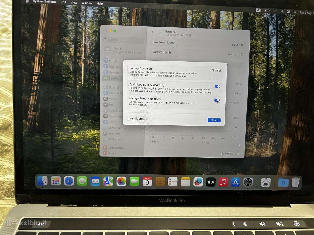 Mackbook pro 2018 13, 16gb RAM 512gb SSD - nuotraukos Nr. 5