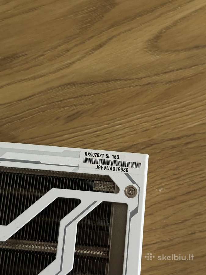 Asrock Radeon Rx 9070 XT Steel Legend 16gb. - nuotraukos Nr. 4