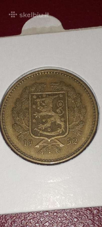 Suomija 10 markių 1932 - nuotraukos Nr. 2