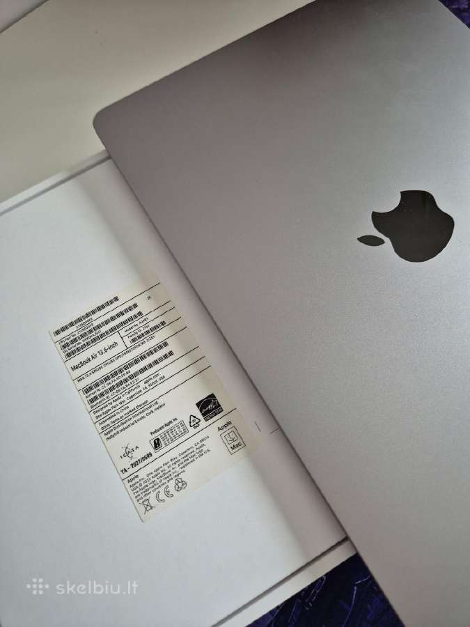 Puikios būklės MacBook Air M2 / 16gb RAM / 256gb - nuotraukos Nr. 3