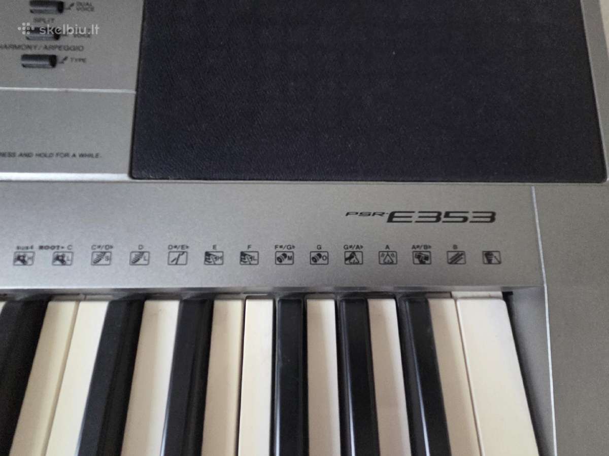 Yamaha Psr E353 - nuotraukos Nr. 3