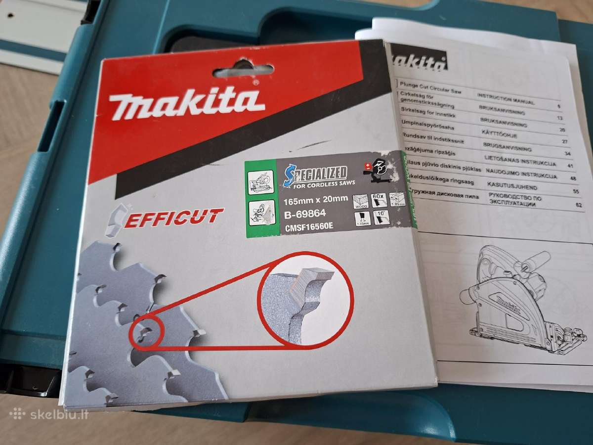 Elektrinis diskinis pjūklas Makita Sp6000j - nuotraukos Nr. 2