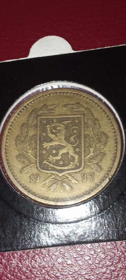 Suomija 20 markių 1937 - nuotraukos Nr. 2