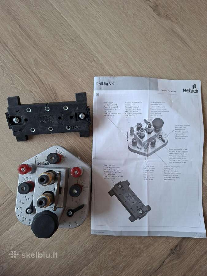 Hettich Šablonas Drill-jig Vb, D20mm - nuotraukos Nr. 2