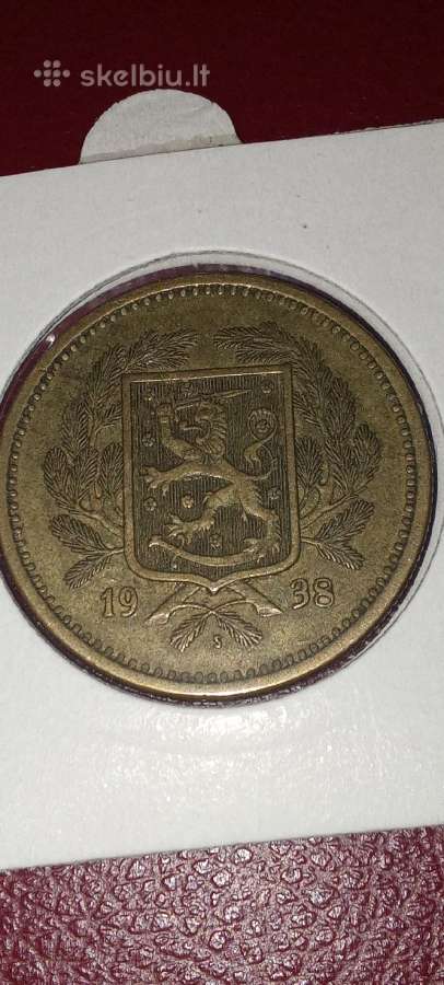 Suomija 20 markių 1938 - nuotraukos Nr. 2