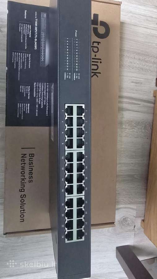 Tinklo šakotuvas (switchas) Tp-link Tl-sg1024 - nuotraukos Nr. 2