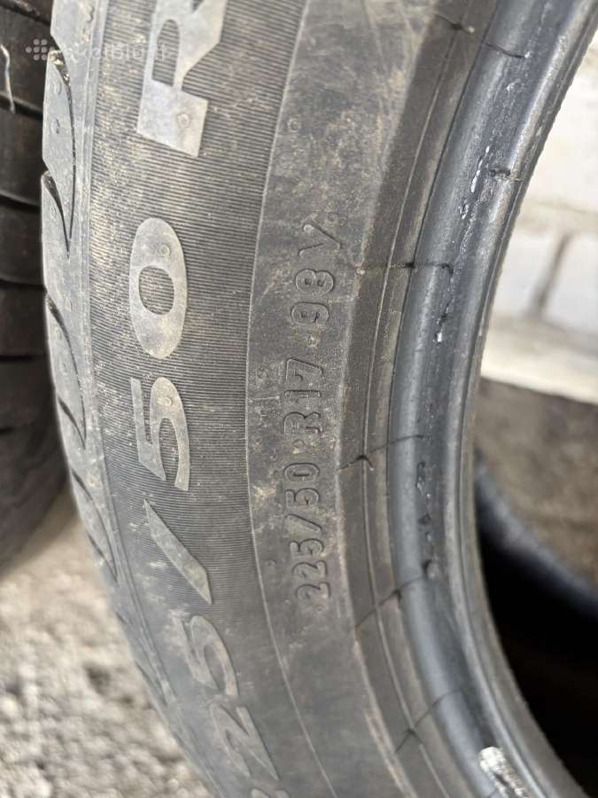 Pirelli vasarinės padangos 225/50 R17 – 2 vnt. - nuotraukos Nr. 6