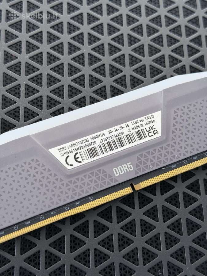 Corsair Ddr5 RAM 1 x 32 GB 6000 Rgb - nuotraukos Nr. 3