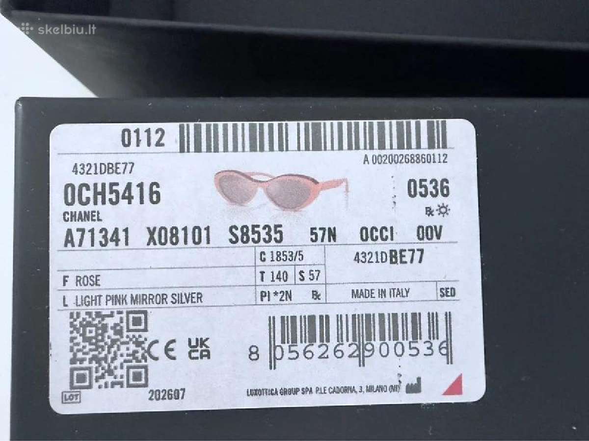 Visiškai nauji Chanel Ch5416 akiniai nuo saulės - nuotraukos Nr. 11