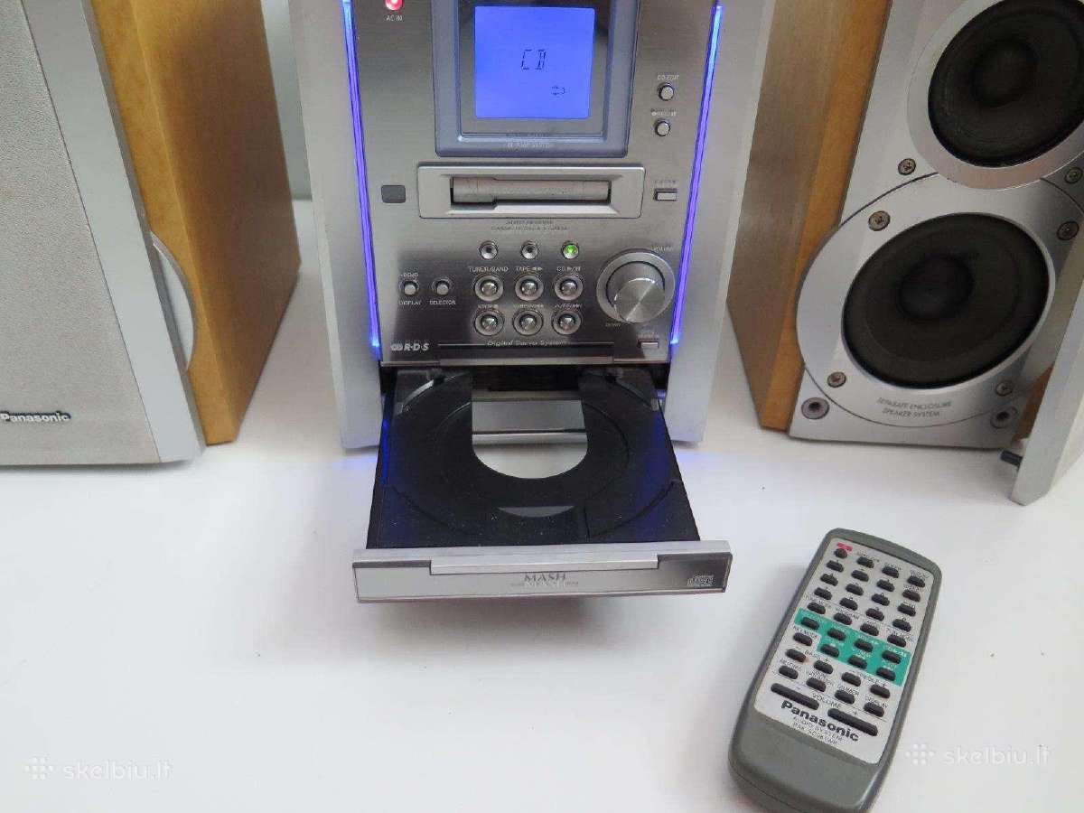 Panasonic muzikinis centras CD, Mc, Fm - nuotraukos Nr. 2