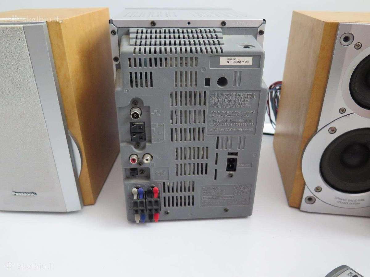 Panasonic muzikinis centras CD, Mc, Fm - nuotraukos Nr. 3