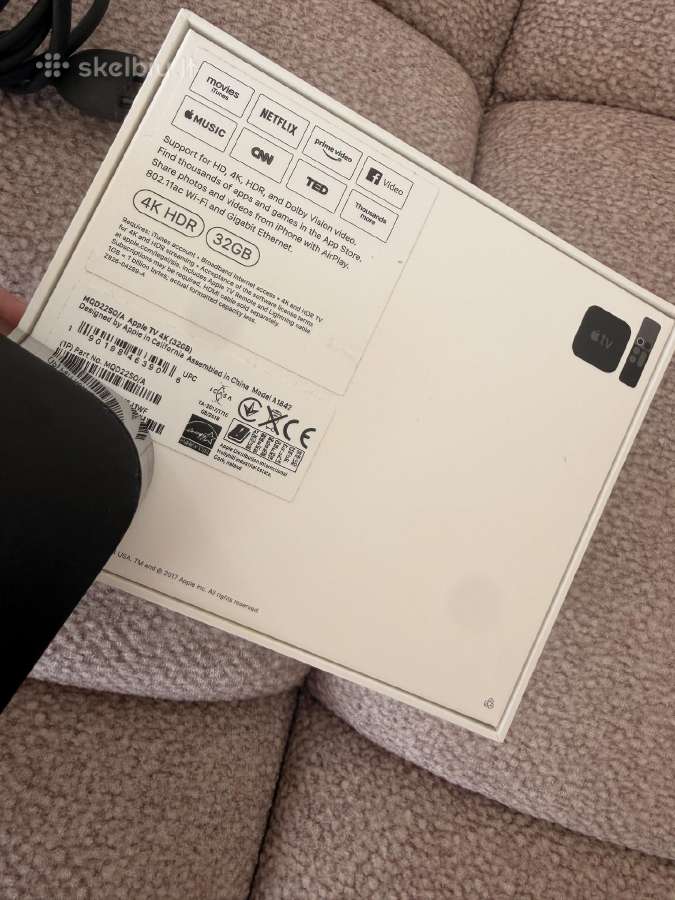 Apple TV 4k Hdr 32gb A1842 - nuotraukos Nr. 10