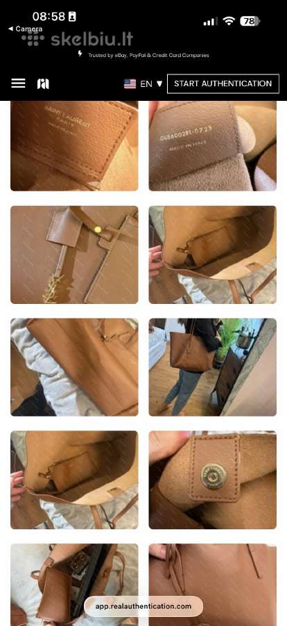 Ysl originali rankinė - nuotraukos Nr. 12