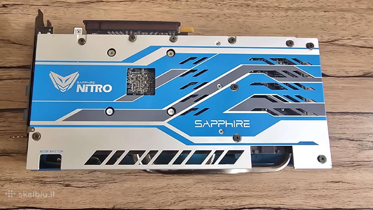 Sapphire Nitro Rx 580 8gb - nuotraukos Nr. 3